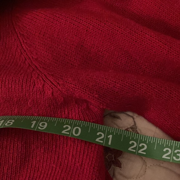 Carolina colours red faux fur sweater - Picture 6 of 7